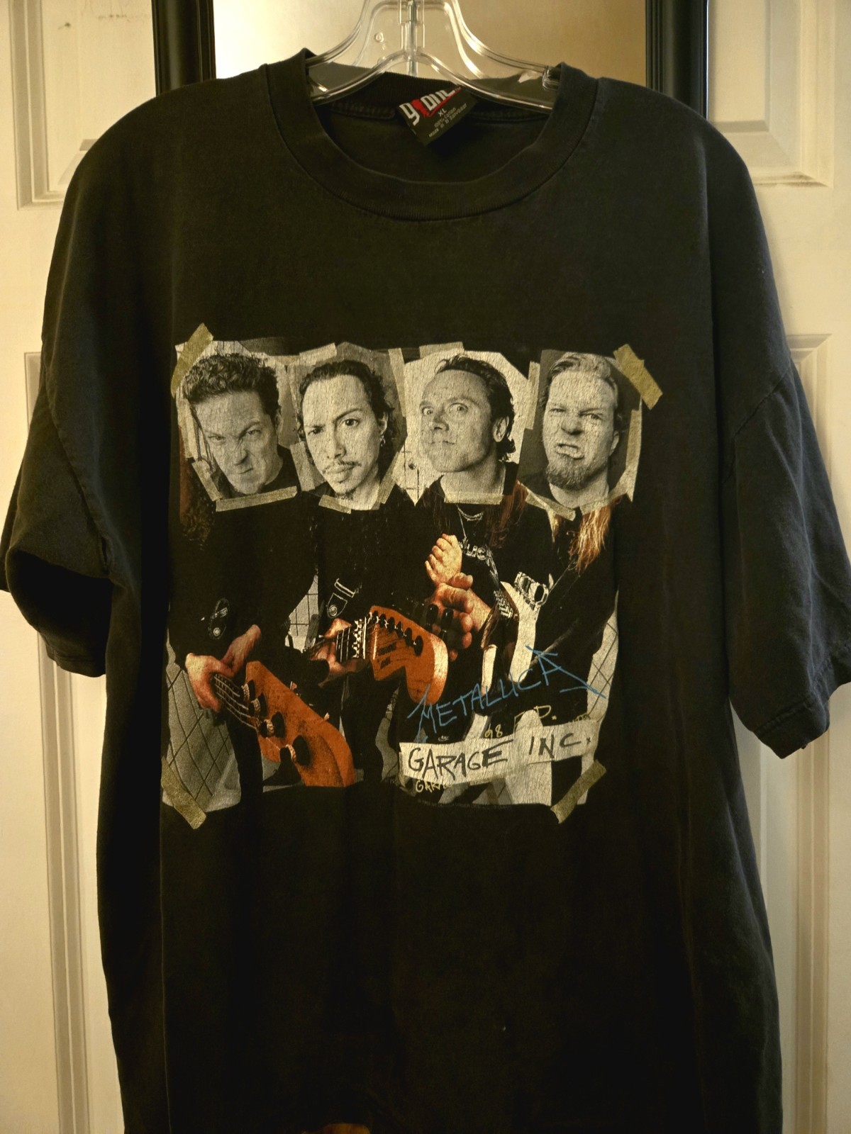 Vintage 1998 Metallica Garage Inc T Shirt XL Giant Tag 90s Band Tee Double Sided