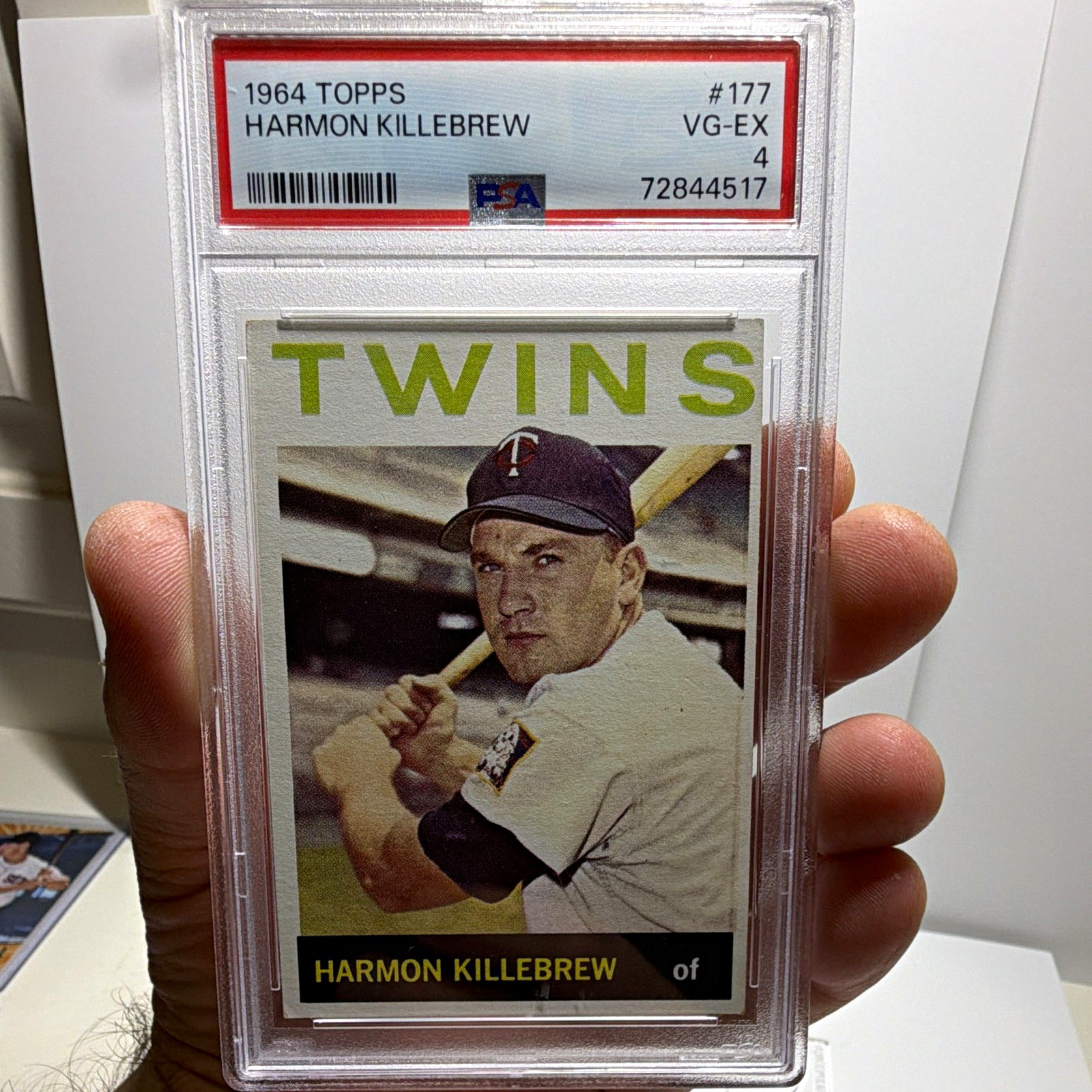 1964 Topps Harmon Killebrew #177 PSA 4 VG-EX Twins HOF 573 HR Vintage
