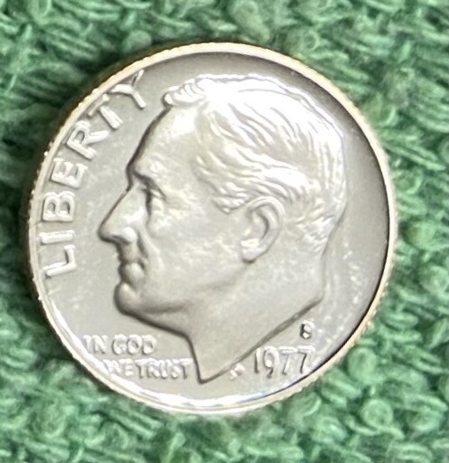 1977-S  **PROOF**  ROOSEVELT DIME - NICE COIN - L@@K AT PICTURES    