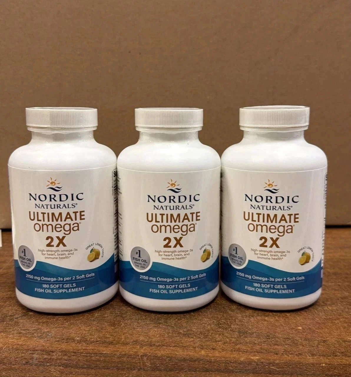 3 Pack Nordic Naturals Ultimate Omega 2x Fish Oil 2150 mg 180 SoftGels NEW