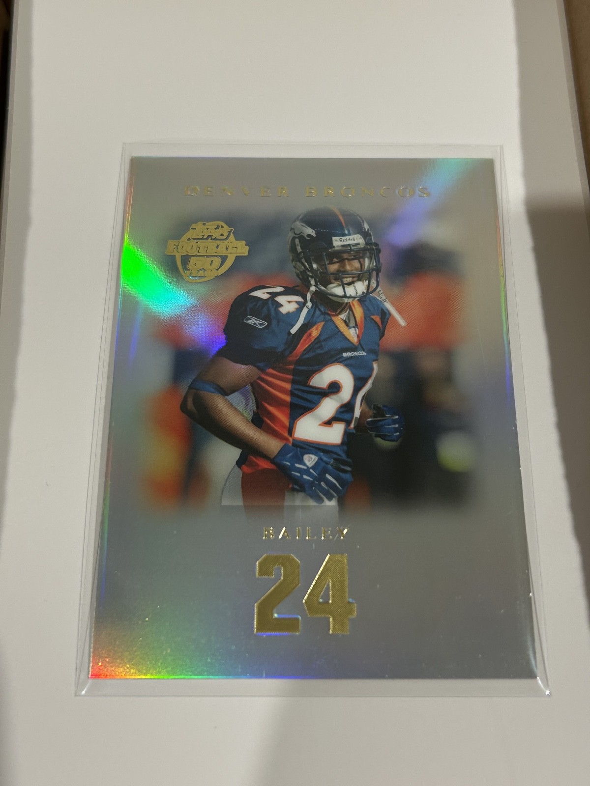 2005 Topps - Box Topper Tribute Champ Bailey #50 /1199 2005 Topps - Box Topper Tribute Champ Bailey #50 /1199