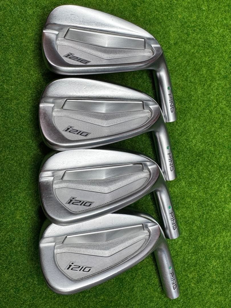 PING i210 Iron Heads #7-9.PW 4pcs Heads Only Green dot