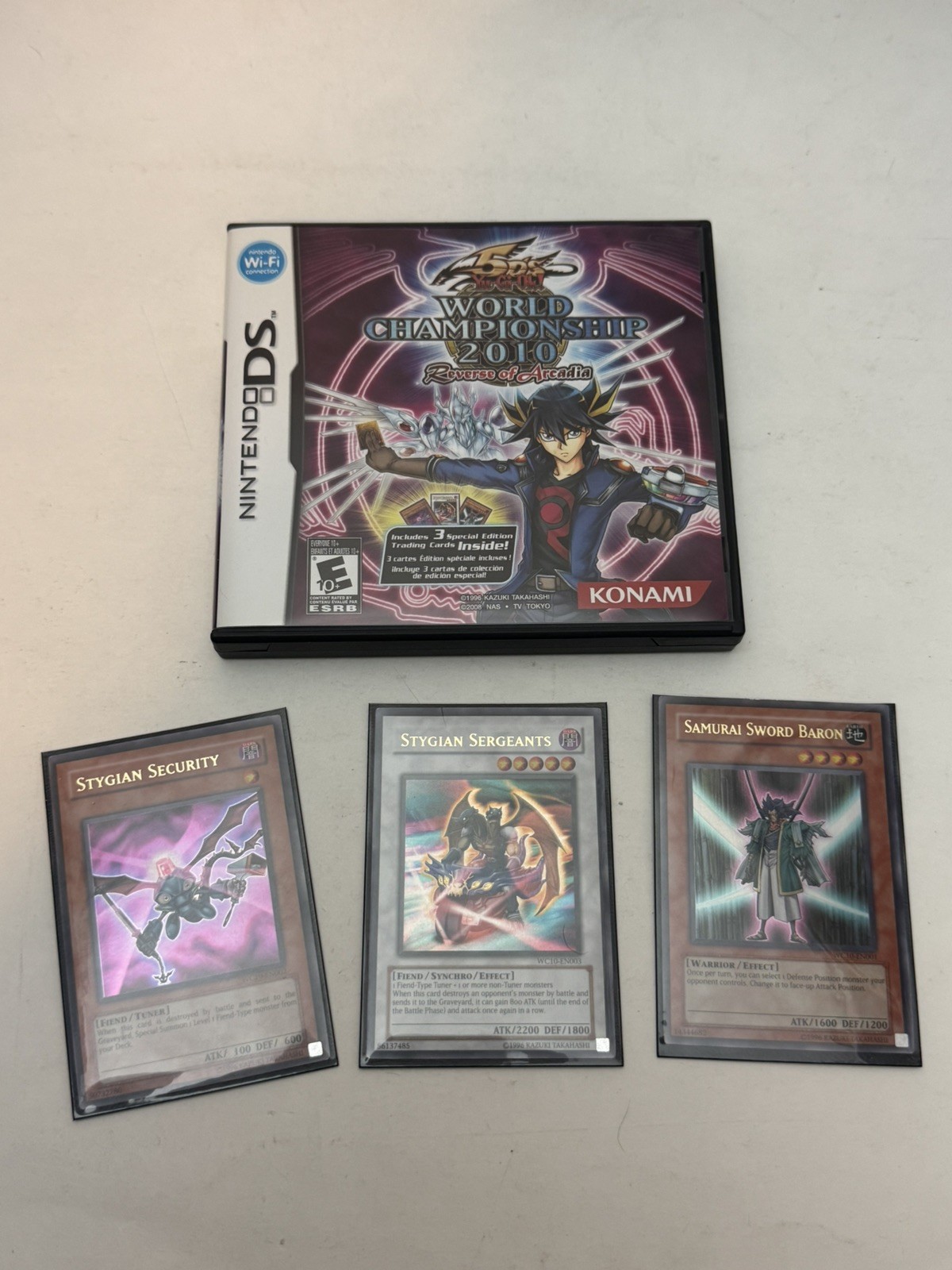 Yu-Gi-Oh 5D's World Championship Tournament 2010 Nintendo DS w/ Cards & Manual Yu-Gi-Oh 5D's World Championship Tournament 2010 Nintendo DS w/ Cards & Manual