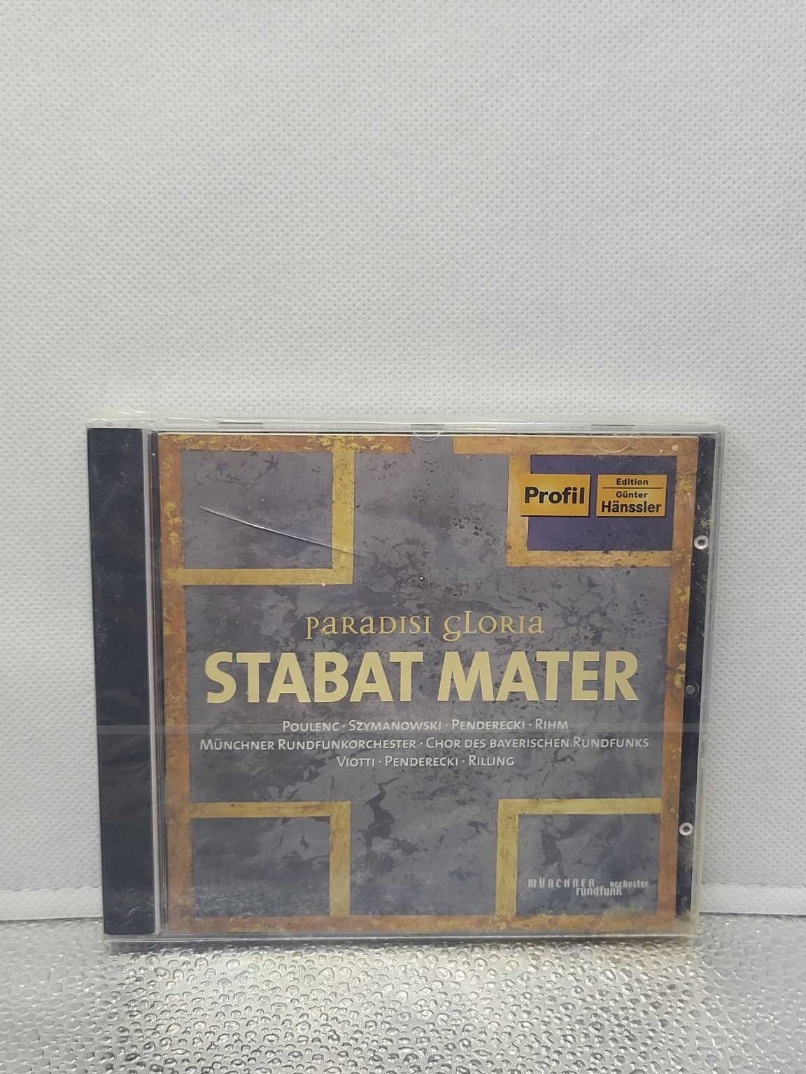 Profil Edition Gunter Hanssler Paradisi Gloria Stabat Mater CD Classical
