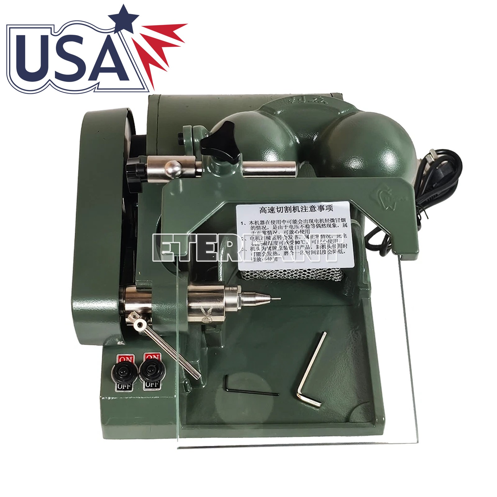 DEMCO Style Dental Lab Fully-automatic Spindle High Speed Alloy Grinder AC 110V
