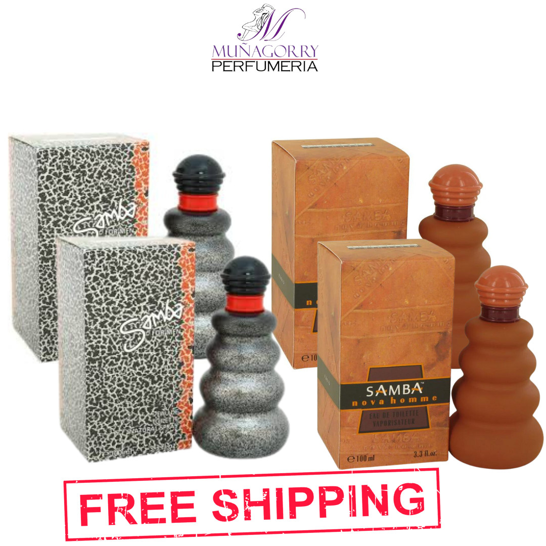 [2] Samba Regular & [2] Samba Nova for Men | 3.3 oz 100 ml | AMAZING OFFER