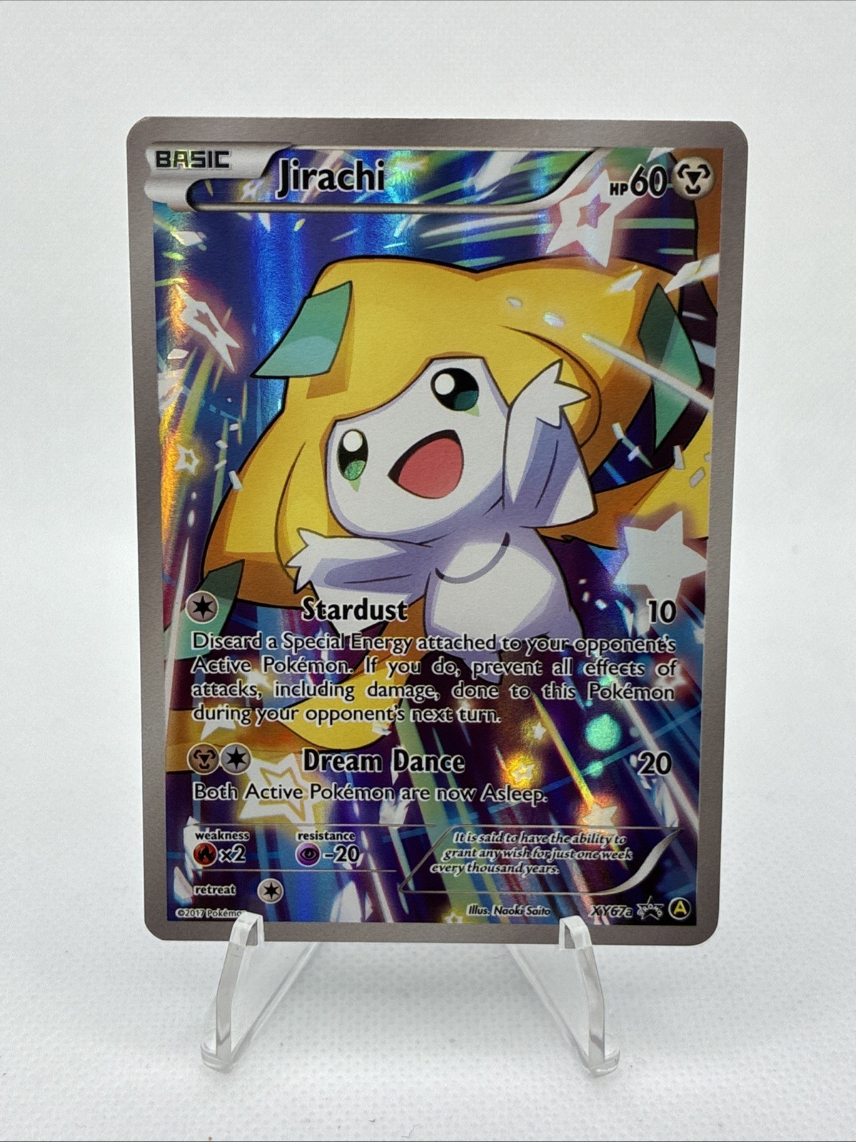 2017 Pokemon XY Promos Jirachi Full Art #XY67a