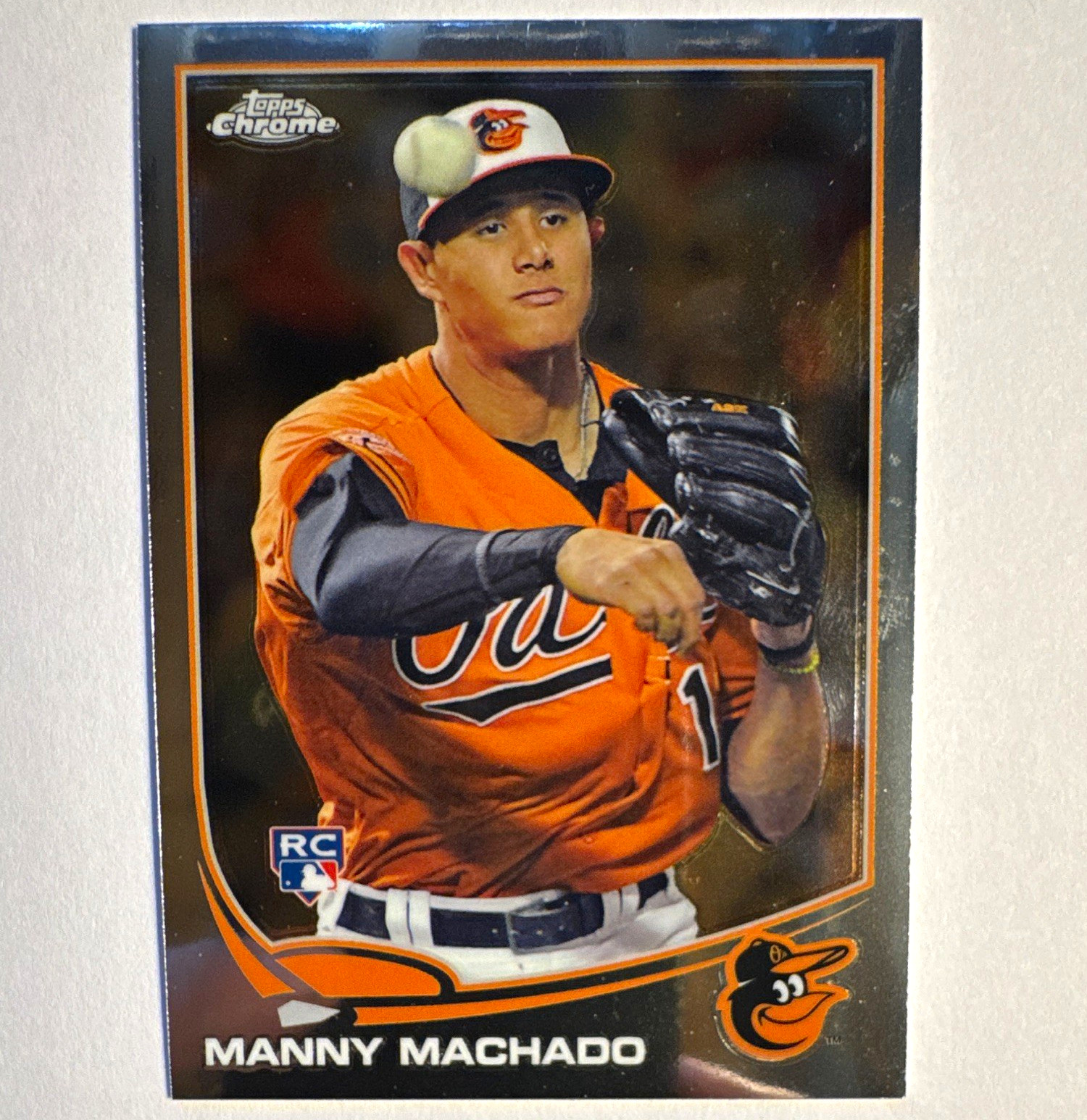 Topps 2013 Topps Chrome Manny Machado Baltimore Orioles #12 RC Base Set Topps 2013 Topps Chrome Manny Machado Baltimore Orioles #12 RC Base Set