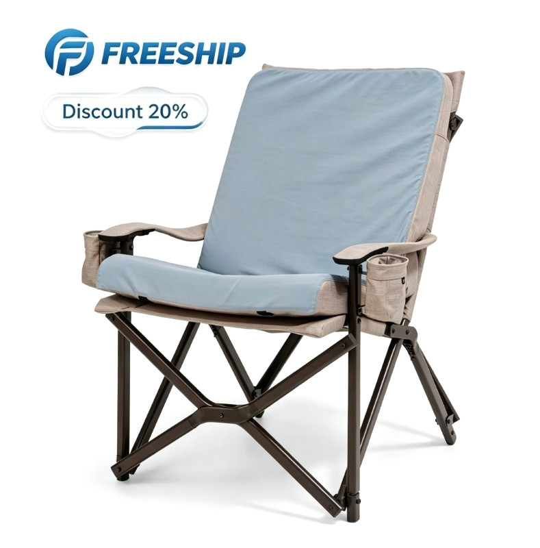 HEST Foamy Camp Chair Memory Foam Outdoor Camping Chair