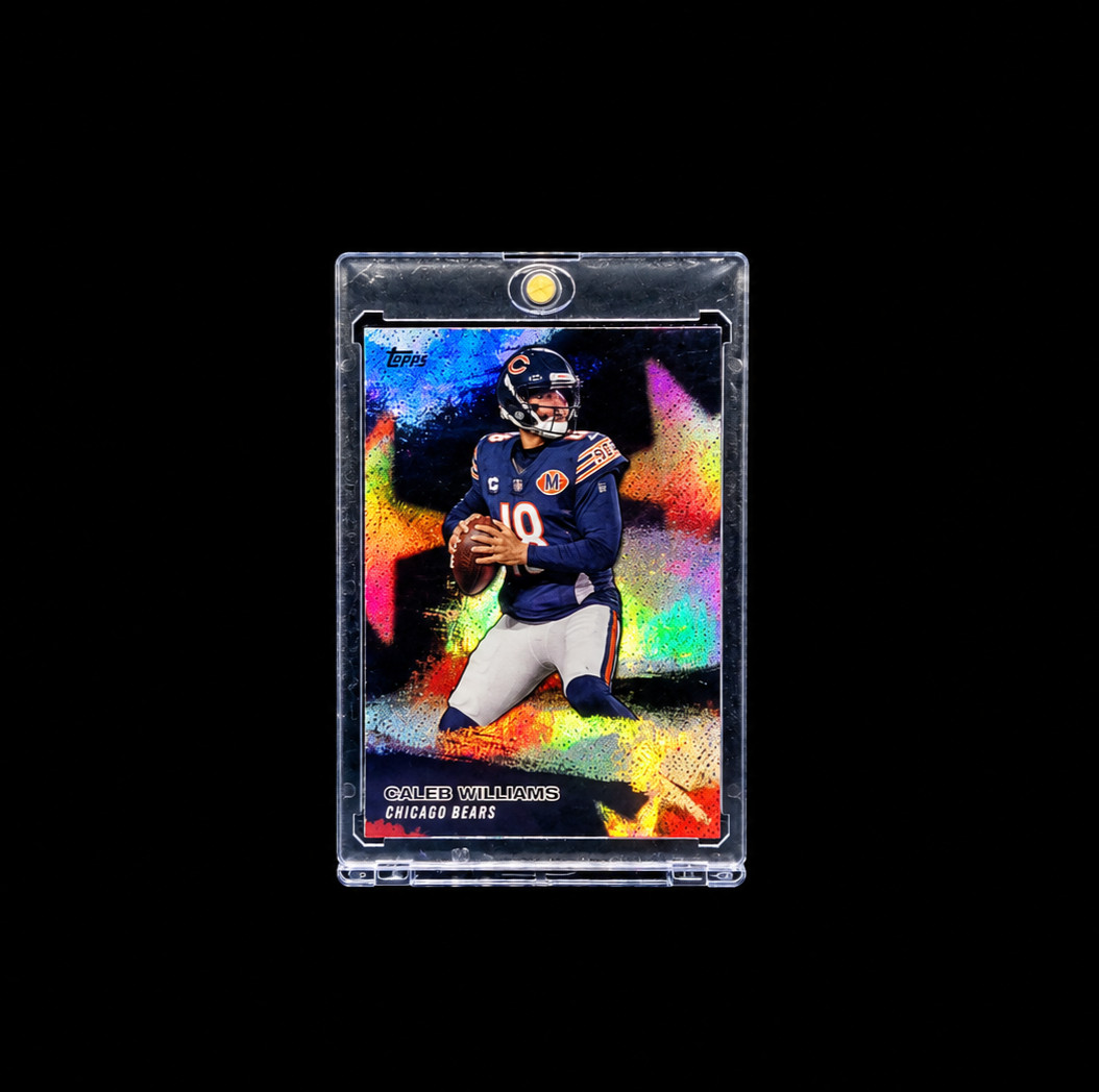 CALEB WILLIAMS RAINBOW STARS REFRACTOR INVESTMENT CARD TOPPS 2026- Chicago Bears CALEB WILLIAMS RAINBOW STARS REFRACTOR INVESTMENT CARD TOPPS 2026- Chicago Bears
