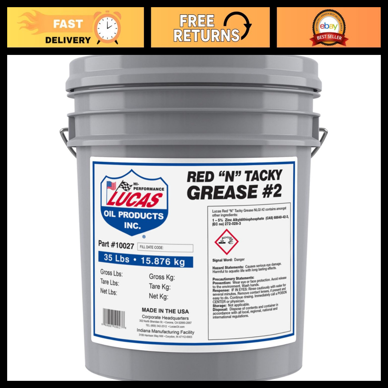 High-Performance Red Tacky Grease - Multi-Purpose Lubricant for Heavy-Duty Use High-Performance Red Tacky Grease - Multi-Purpose Lubricant for Heavy-Duty Use