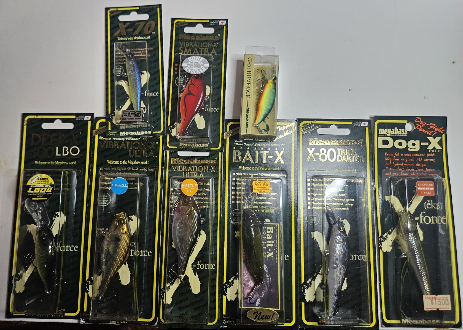 Megabass Jerk Baits Lot Of 9 Megabass Jerk Baits Lot Of 9
