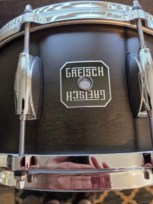 Gretsch Full Range 14×6.5 10 ply maple - Satin Black Ebony