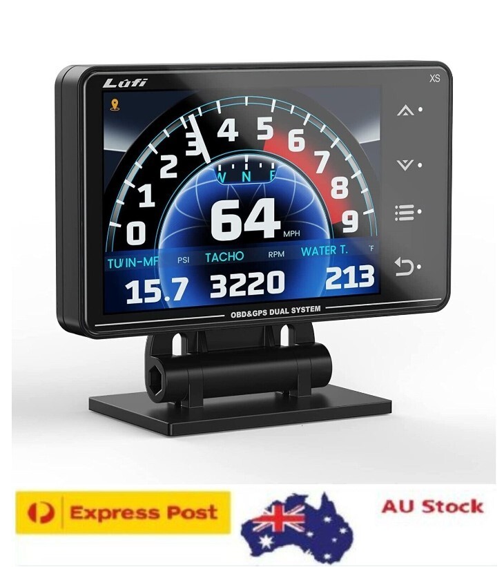 Lufi XS - OBD2 Boost gauge/G-force meter/Gyrometer/GPS Speedo