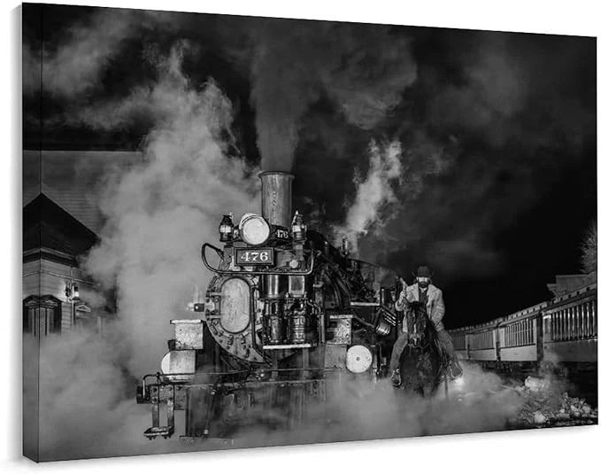 David Yarrow Photography Poster, Famous B&W Art, Poster Unframed 24x36