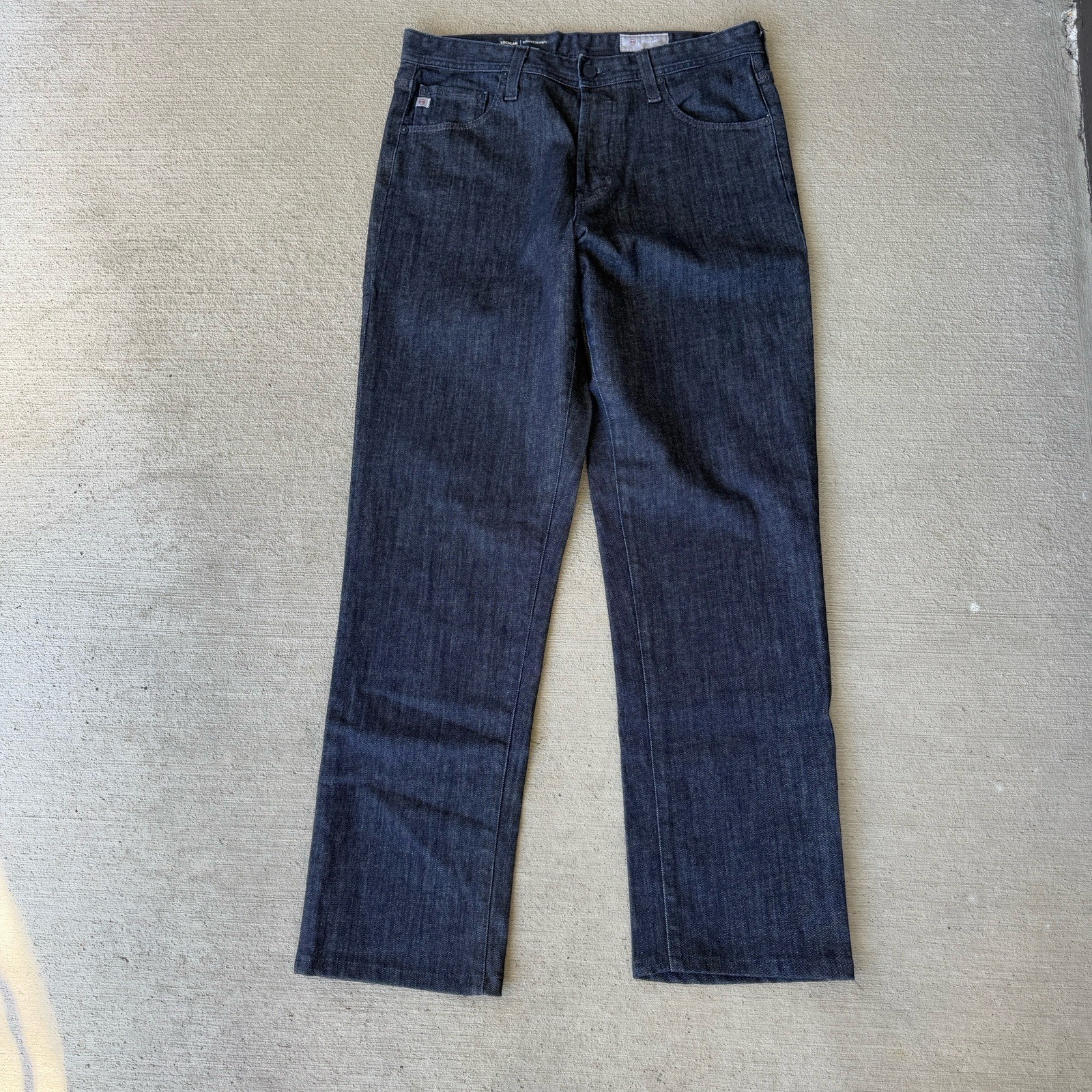AG Adriano Goldschmied Lochlan Men’s Jeans Relaxed Straight Denim Blue 31x34 AG Adriano Goldschmied Lochlan Men’s Jeans Relaxed Straight Denim Blue 31x34