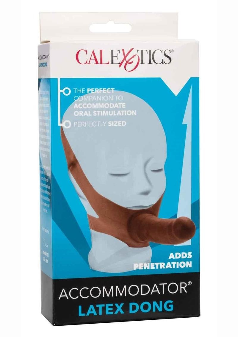 CalExotics Accommodator Realistic Strap On Face Dildo Dong for Couples