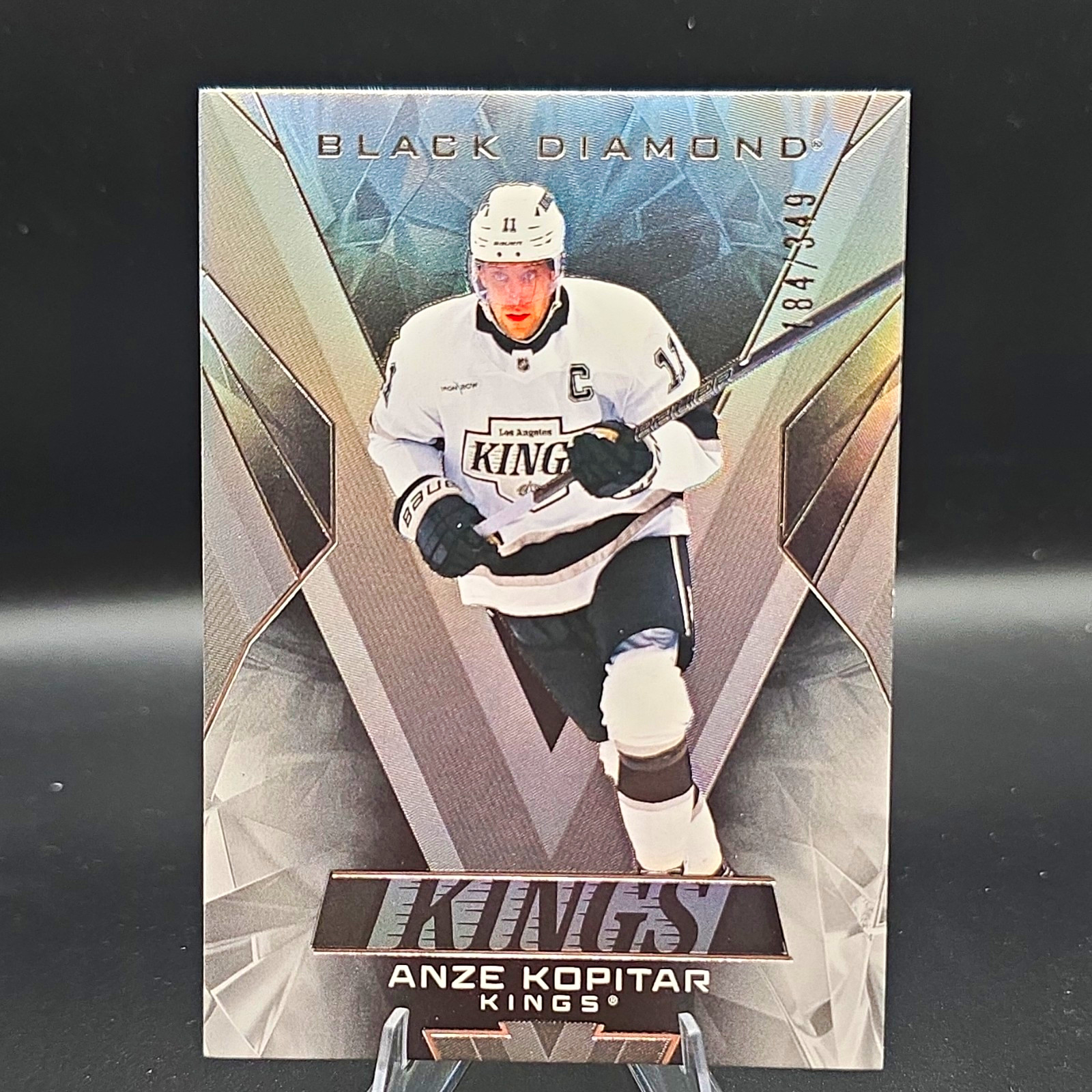 Upper Deck Black Diamond 2025-26 Anze Kopitar Kings Base Serial #BDB-KO /349