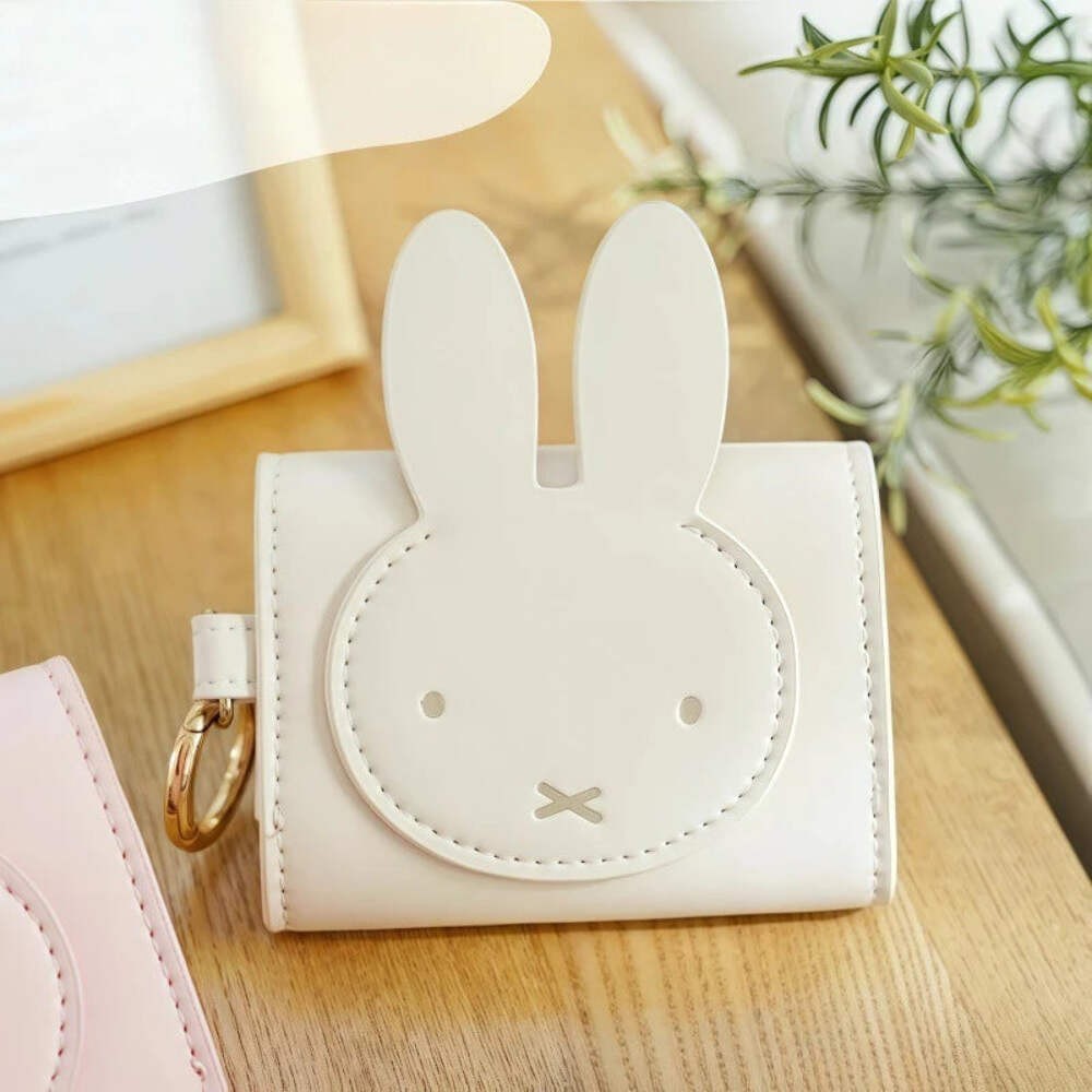 Miffy Coin Purse Genuine Portable Storage Pink or White Keycahin Pouch