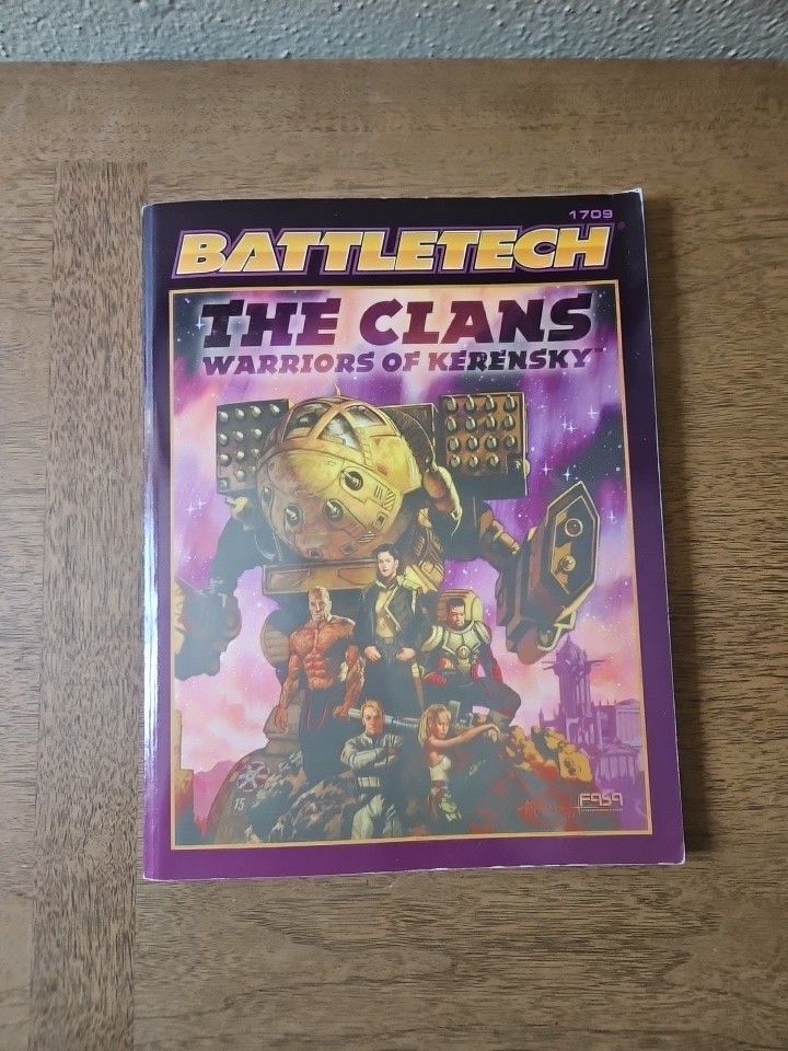 Battletech The Clans Warriors of Kerensky FASA 1709 MECHWARRIOR MECH Wargame