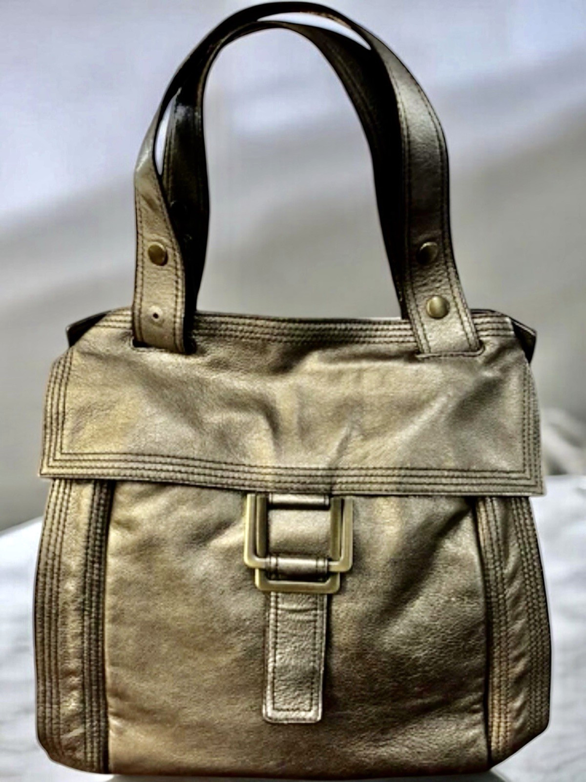 Authentic Kooba Kylie Bag Bronze /Gold  Adjustable Strap 14\