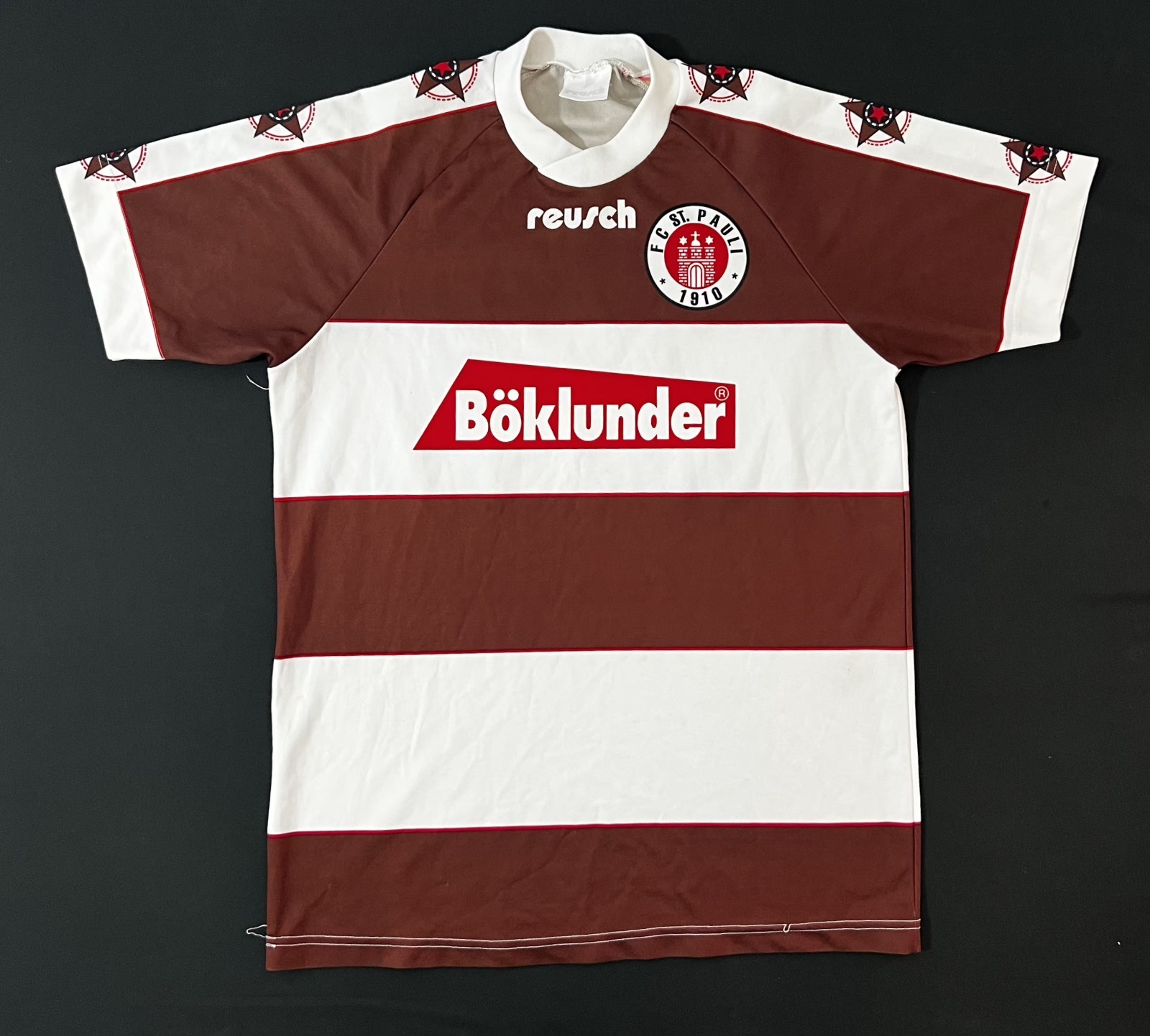 Vtg FC St Pauli 1995/96 #20 Martin Driller Reusch Böklunder Shirt Size S/M
