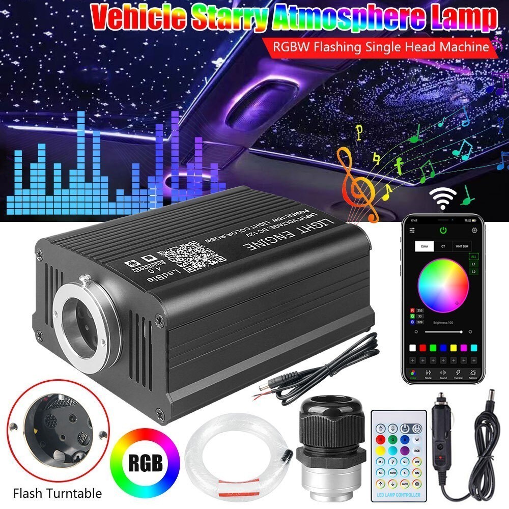 300-1200pcs Car Home Headliner Star Light kit Roof Ceiling Lights Fiber Optic