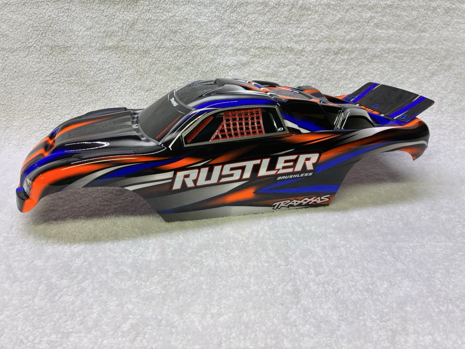 NEW Traxxas Rustler 2wd BL-2s HD Clipless Edition 1/10 Stadium Truck Body ORANGE NEW Traxxas Rustler 2wd BL-2s HD Clipless Edition 1/10 Stadium Truck Body ORANGE