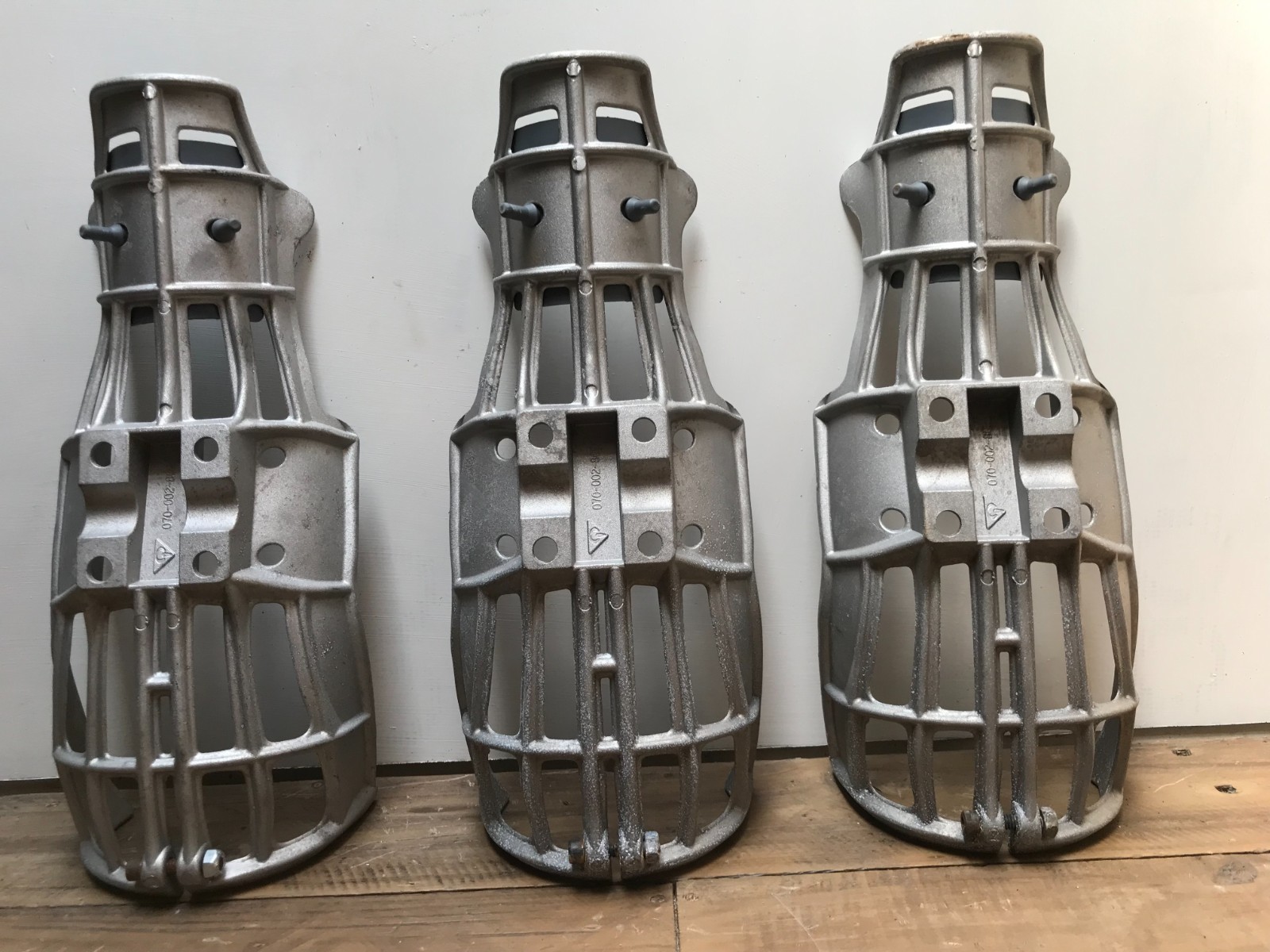 3 Vintage AMF Bowling Pinspotter Spotting Cup 070-002-809 Cast Aluminum 3 Vintage AMF Bowling Pinspotter Spotting Cup 070-002-809 Cast Aluminum