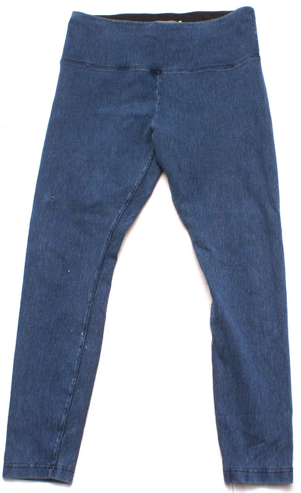 Lysse Blue Knit Denim Skinny Pull On Shaping Jeans Legging Womens Large