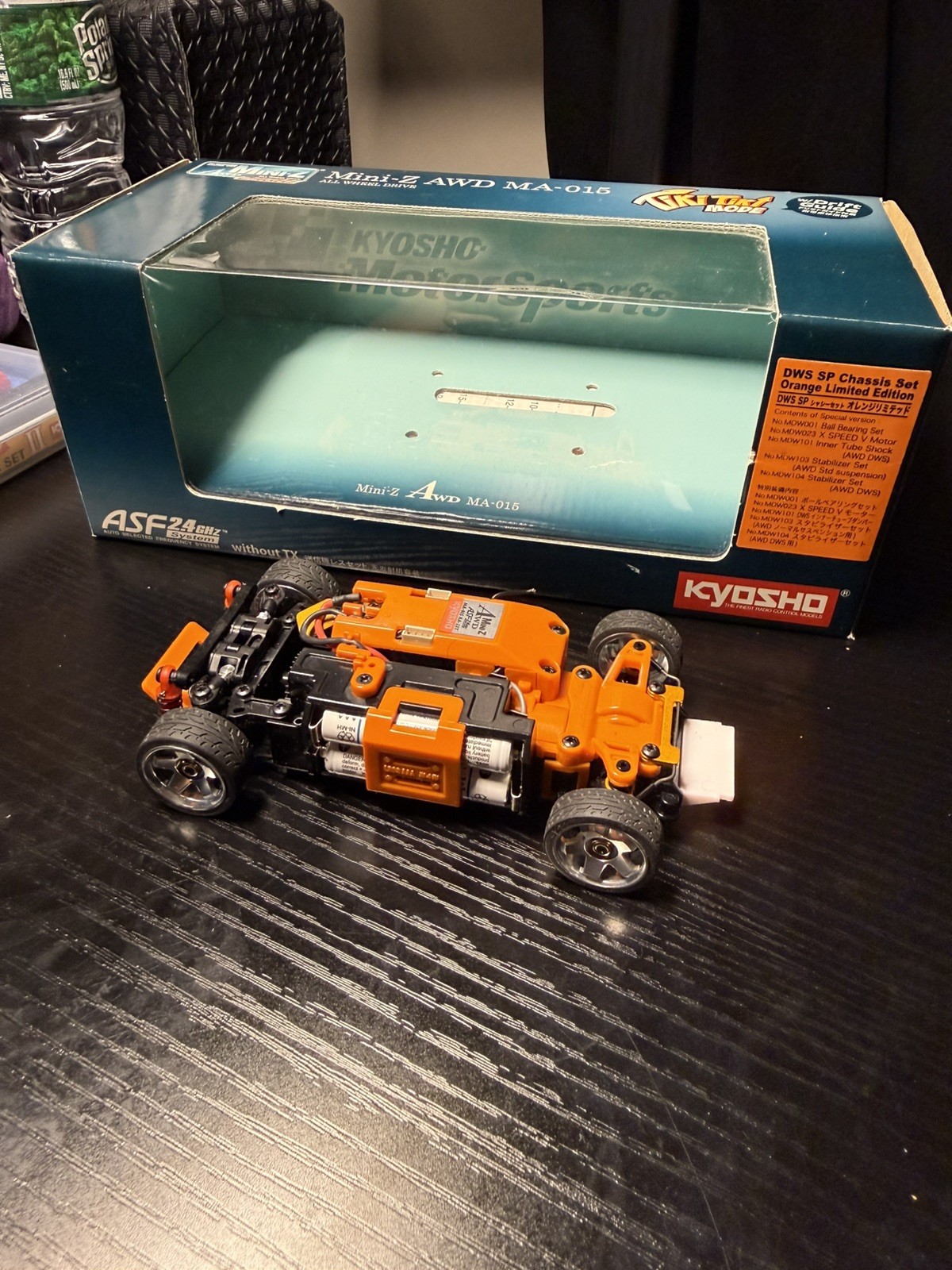 Kyosho Mini-Z AWD MA-015 1:27 4WD Electric RTR RC Chassis Orange/Black