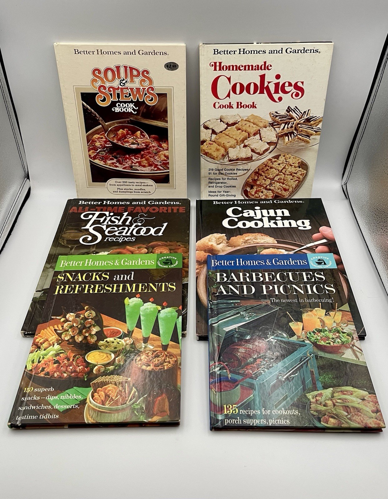 Vintage Better Homes & Gardens Cookbooks Lot  6- Includes 1st Ed 1st Print Book