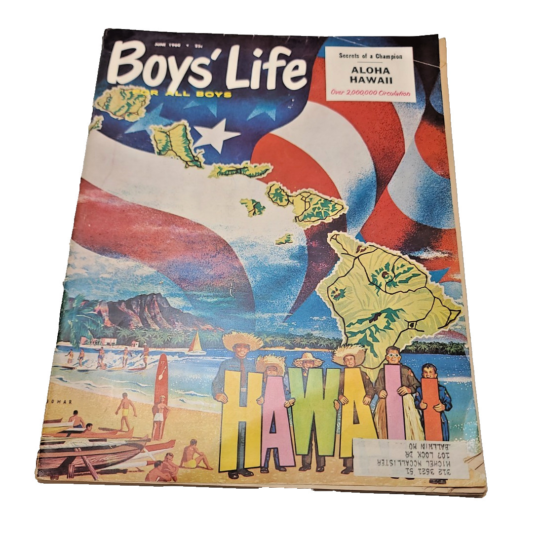 June 1960 Boys’ Life Magazine – Vintage Boy Scouts Issue – Classic Cover