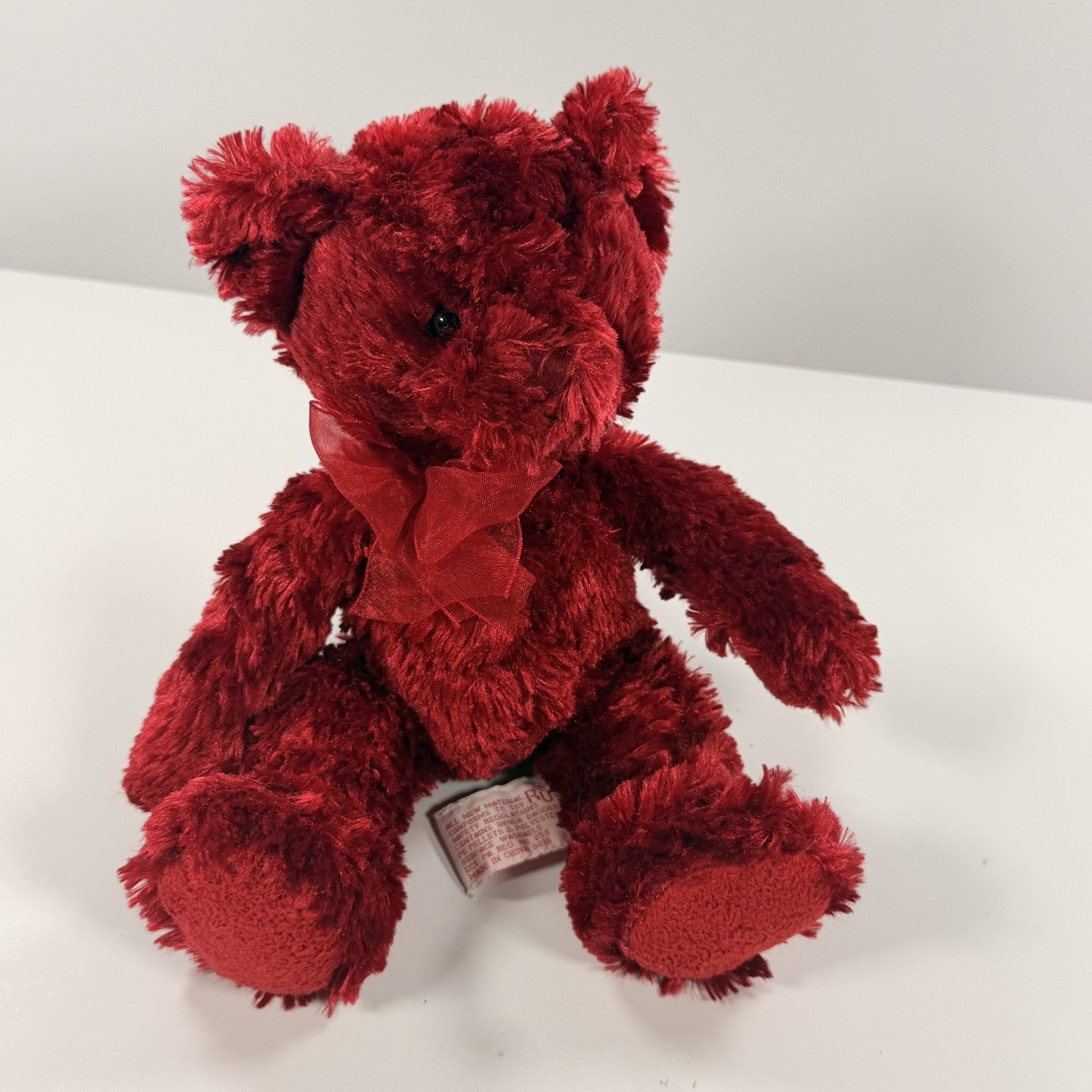 Vintage Russ Berrie Sherry Red Teddy Bear Plush 9” Stuffed Toy Valentine Vintage Russ Berrie Sherry Red Teddy Bear Plush 9” Stuffed Toy Valentine