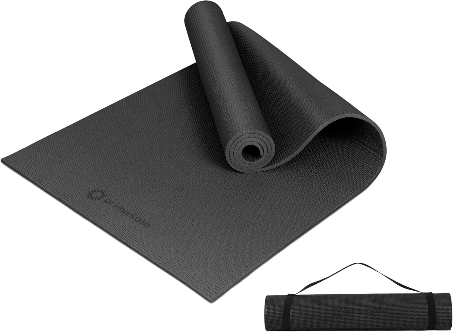 Yoga Mat with Carry Strap for Yoga Pilates Fitness and Floor Workout at Home and