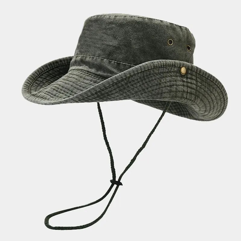 Boonie Bucket Hat Cap 100% Cotton Fishing Hunting Safari Summer Military unisex