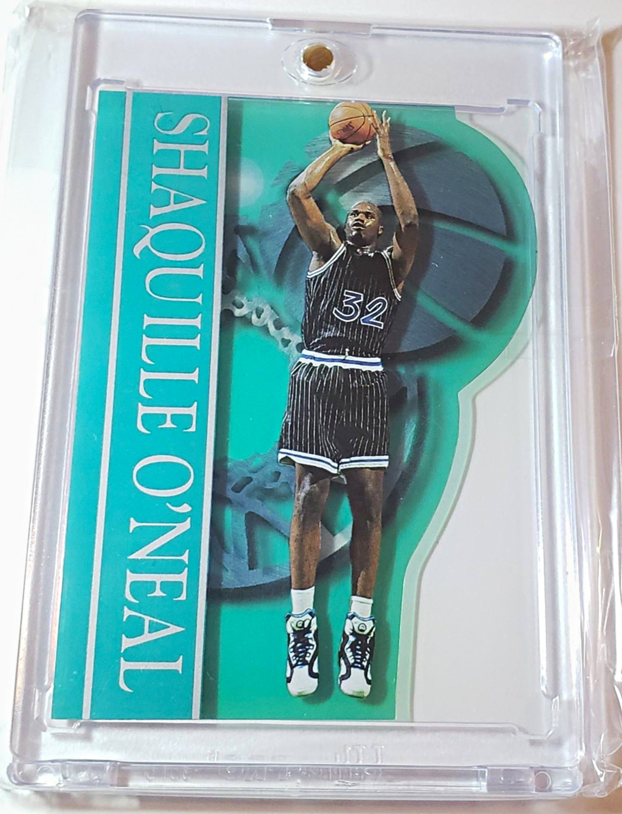SHAQUILLE O\'NEAL 1995 CLASSIC ROOKIES CLEAR CUTS ACETATE DIE CUT 278 /595 MAGIC