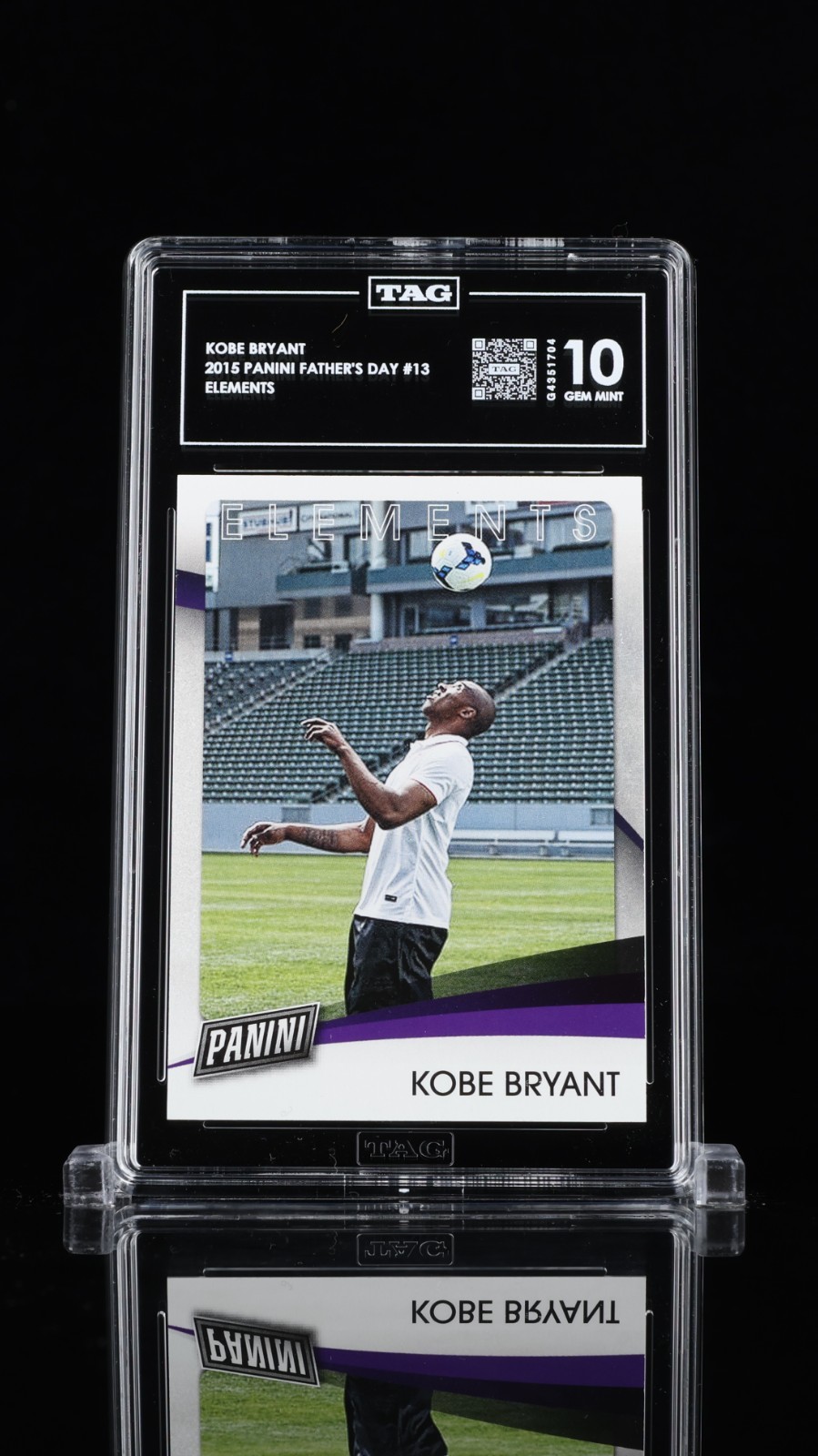 2015 Panini Father’s Day – Elements Kobe Bryant #13, graded TAG 10 Gem Mint