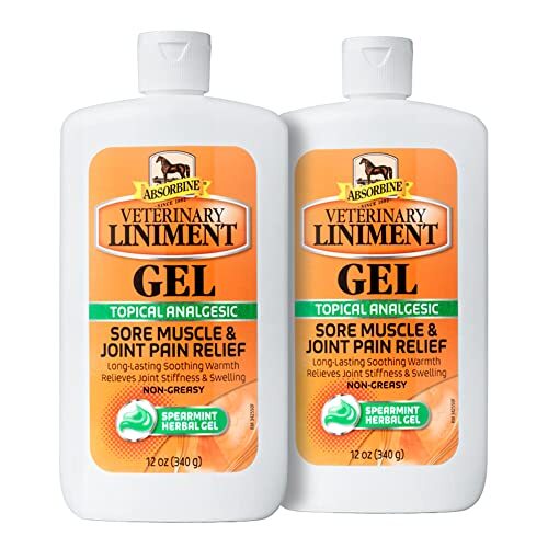 Absorbine Veterinary Liniment for Sore Muscle,Joint Arthritis Pain Relief,2x12oz