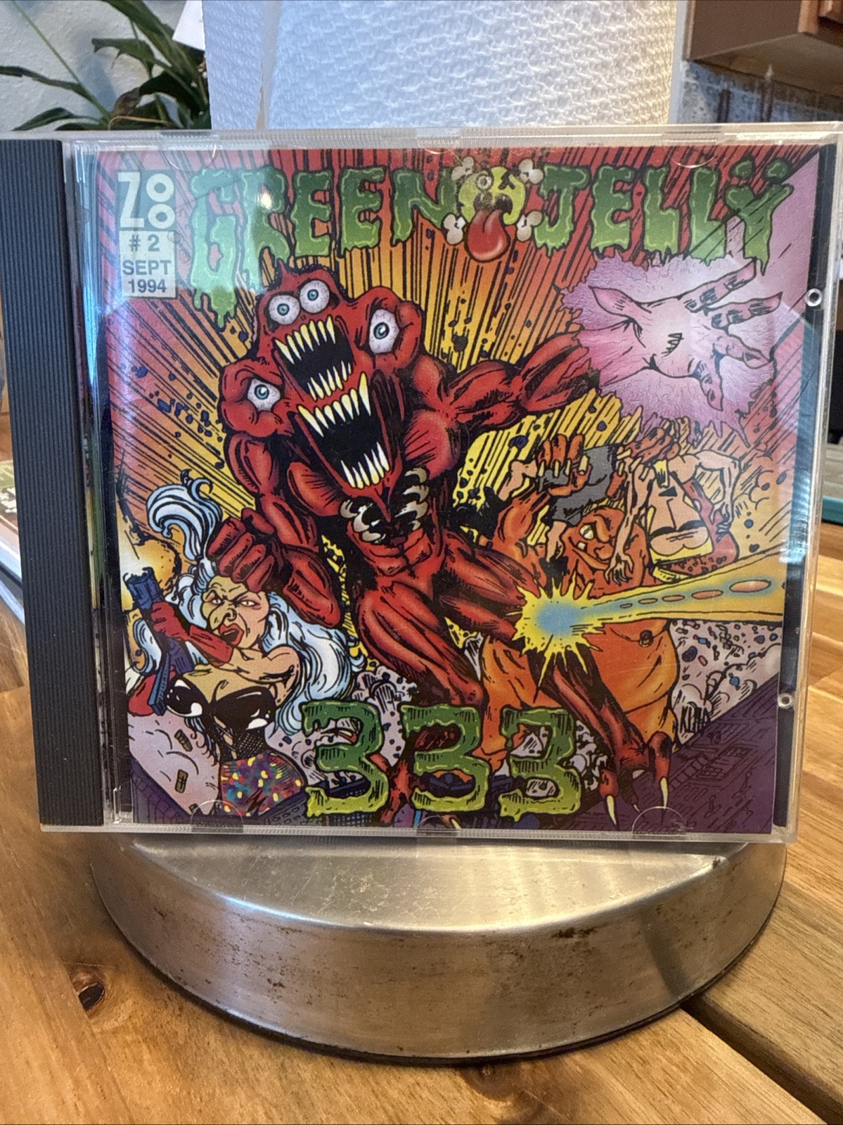 GREEN JELLY 333 Three Three Three CD Original 1994 Zoo GREEN JELLY 333 Three Three Three CD Original 1994 Zoo