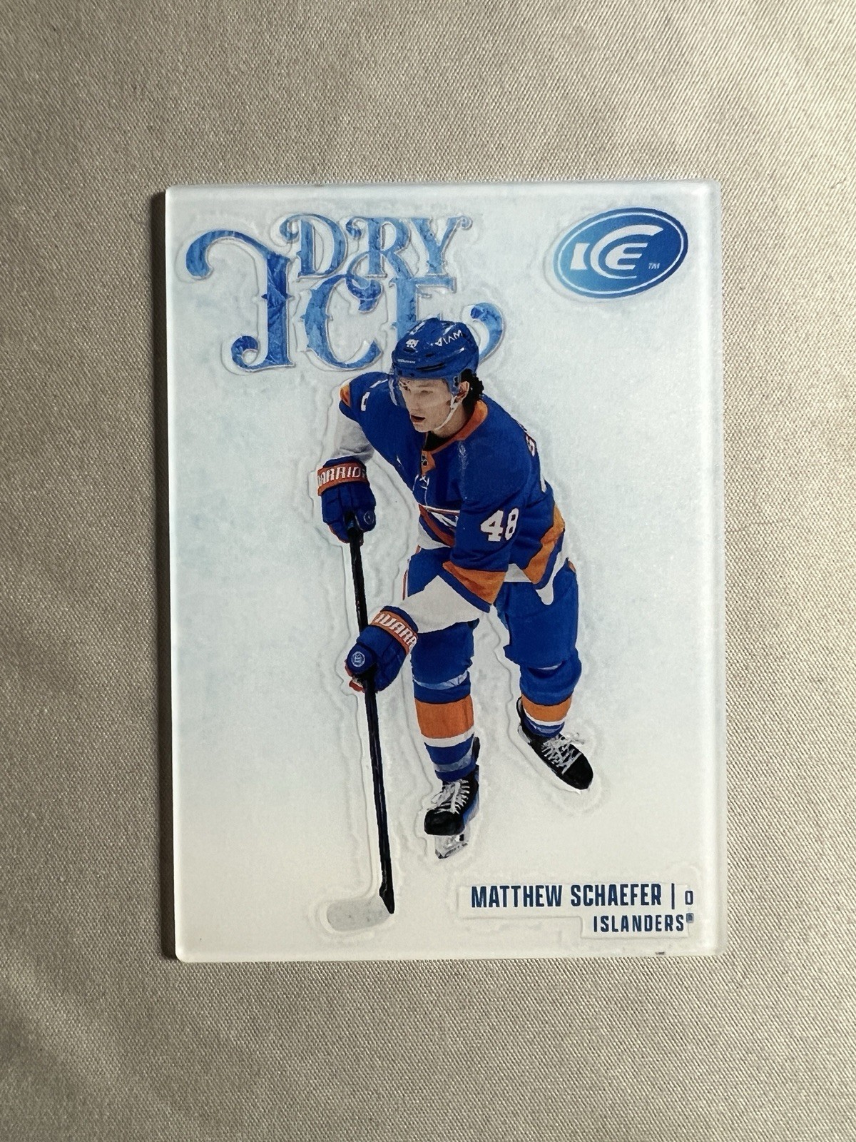 2025-26 UD Ice Hockey RC Dry Ice Case Hit SP #DI-38 Matthew Schaefer 2025-26 UD Ice Hockey RC Dry Ice Case Hit SP #DI-38 Matthew Schaefer