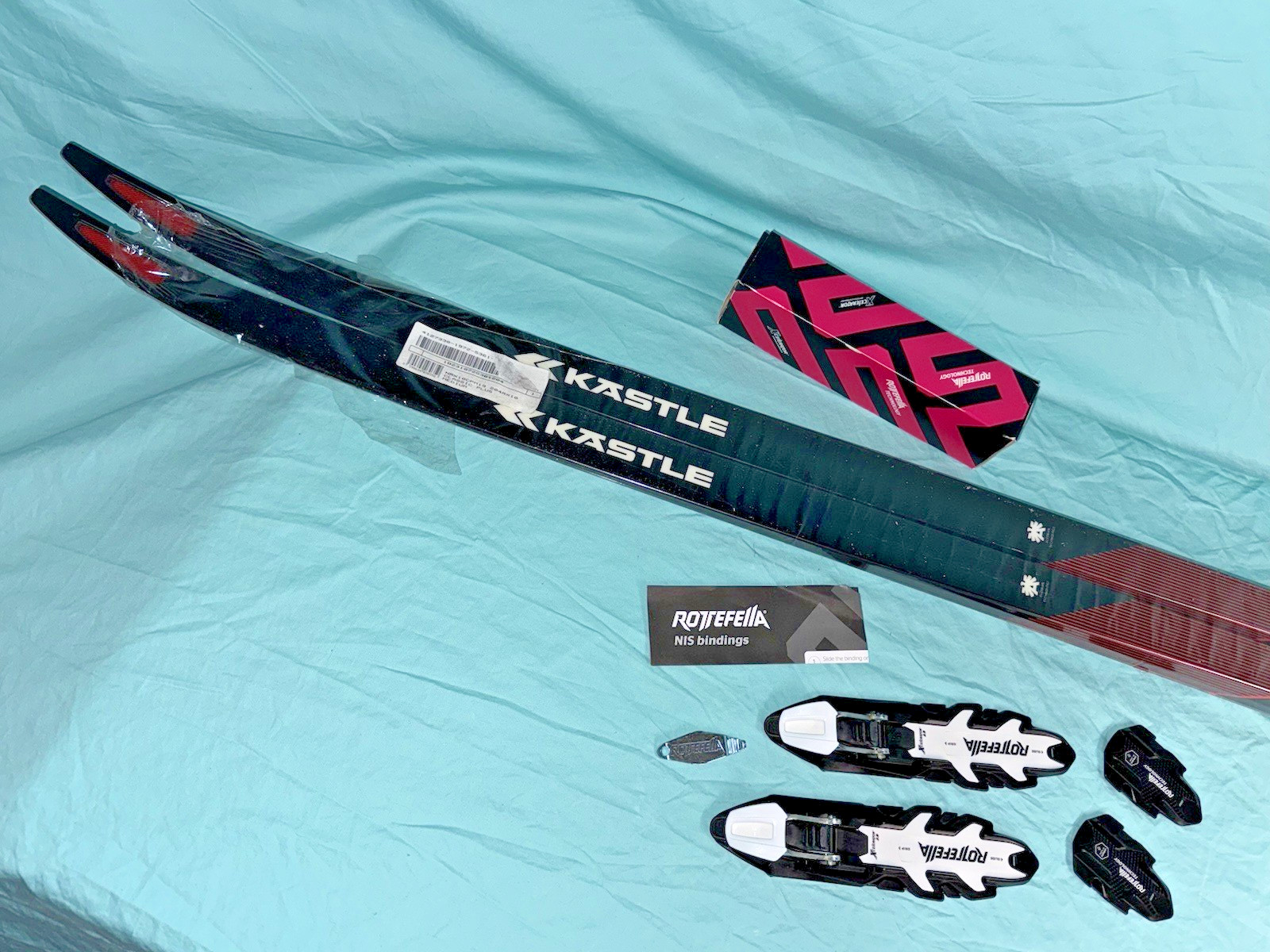 🔥 New KASTLE RX10 Classic Plus Medium 204cm SKIS Rottefella Xcelerator Binding