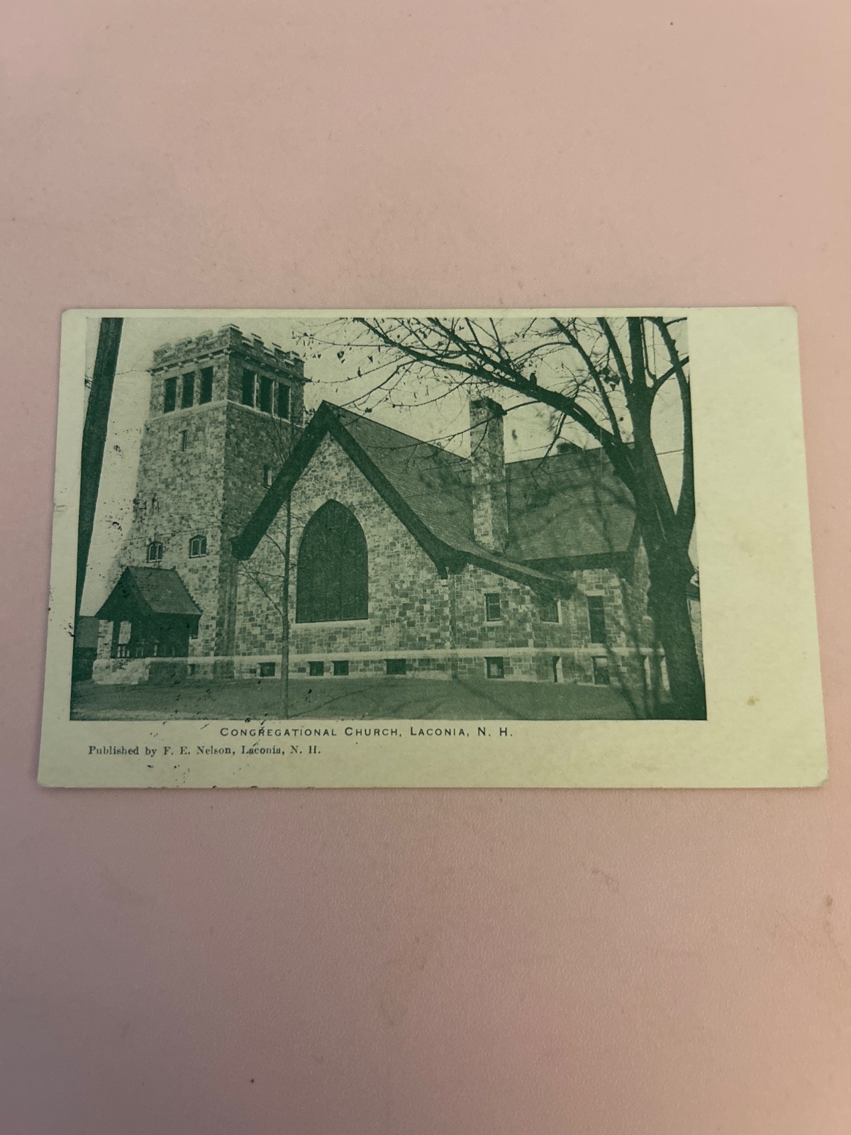 1908 Congregational church, Laconia New Hampshire