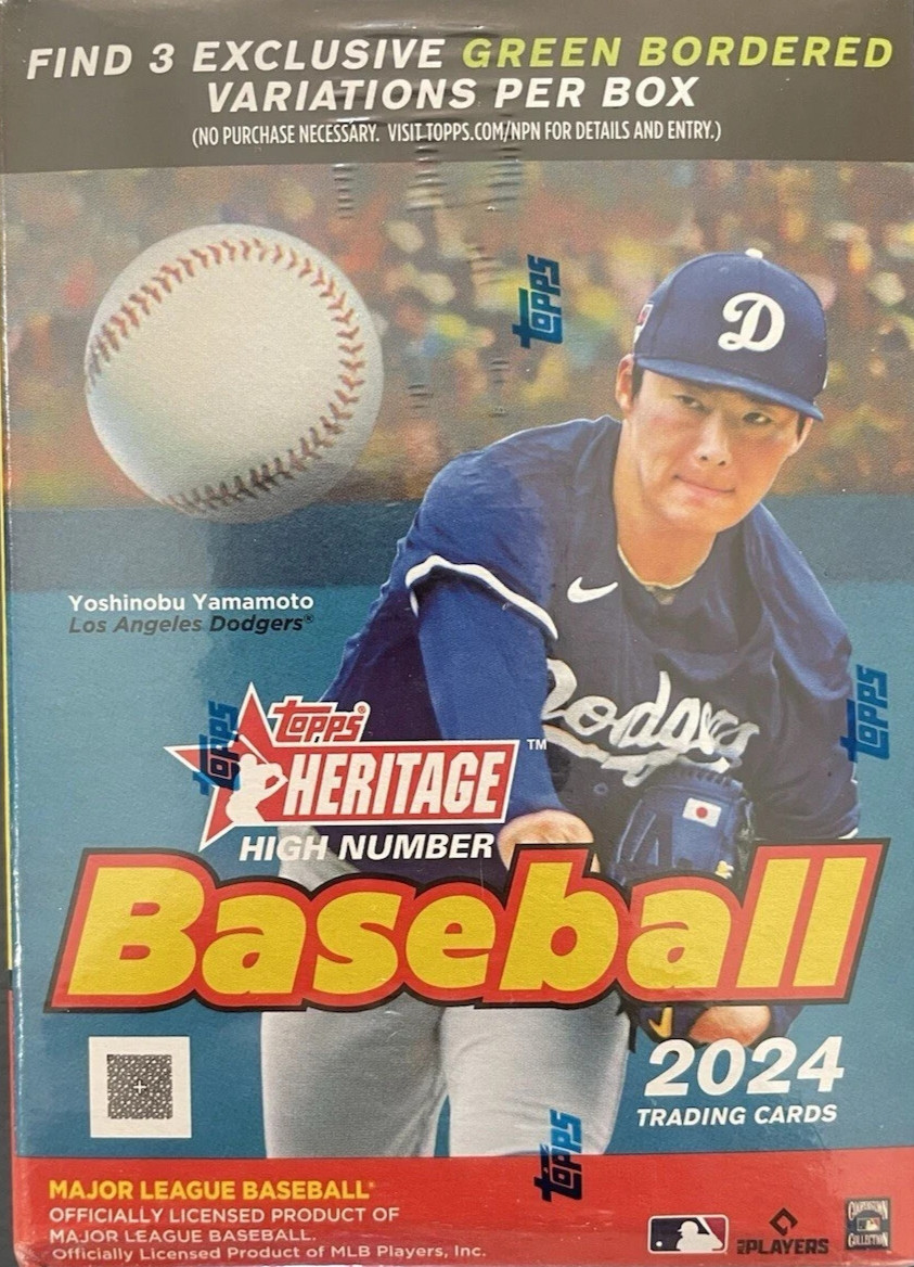 2024 Topps Heritage High Number Baseball Blaster Box Sealed Paul Skenes?? FASC