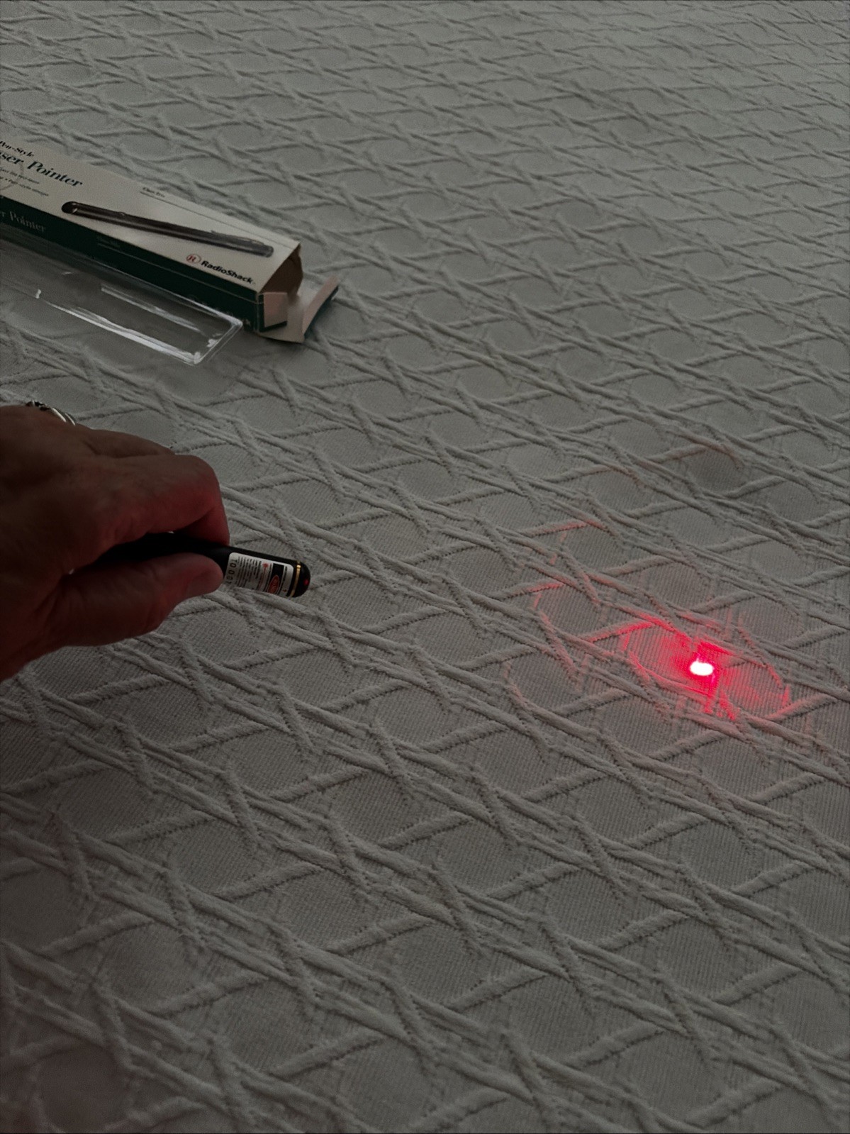 Vintage Radio Shack Slimline Laser Pointer 63-1055 Box Tested Red Light