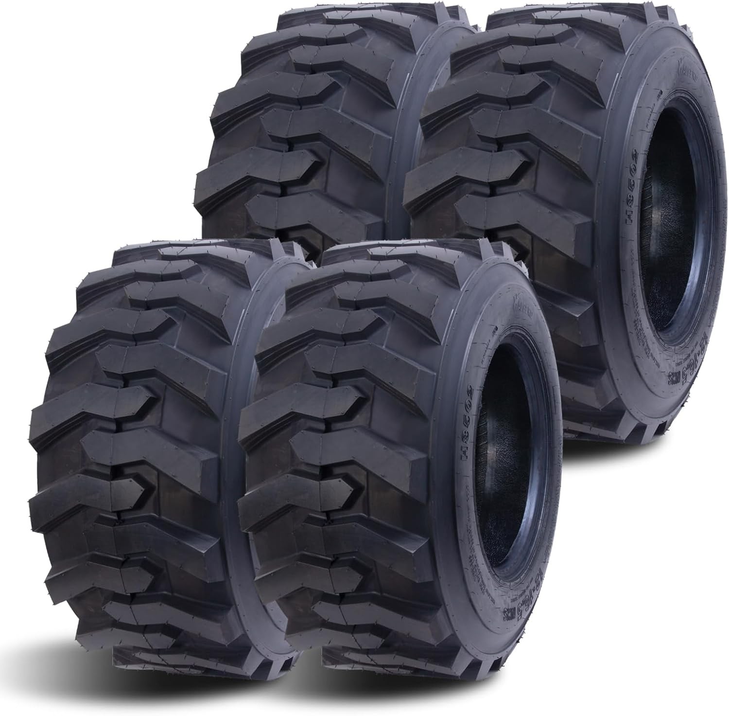 12-16.5 10-16.5 Skid Steer Tires 12x16.5 10x16.5 Industrial Heavy Duty SKS Set 4