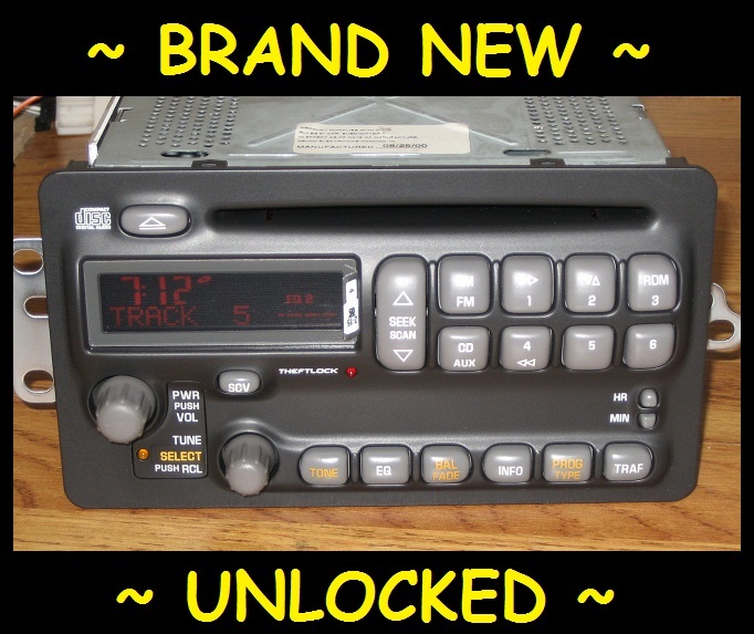 NEW UNLOCKED 2001-2005 Pontiac Sunfire Montana Grand Am Radio CD Player Stereo