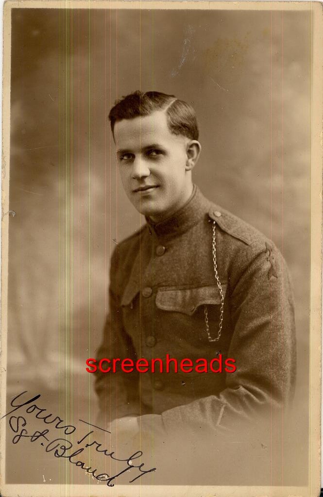 C1918 WWI RPPC PHOTO \
