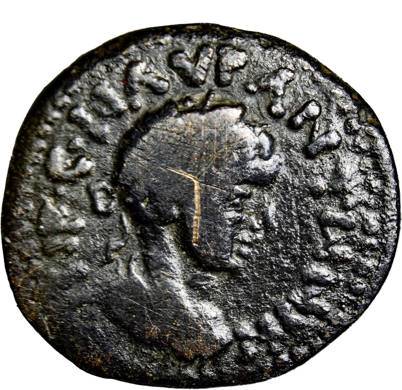 SPECTACULAR FOR TYPE Elagabalus Æ21 of Petra, Arabia. AD 218 Judaea Decapolis