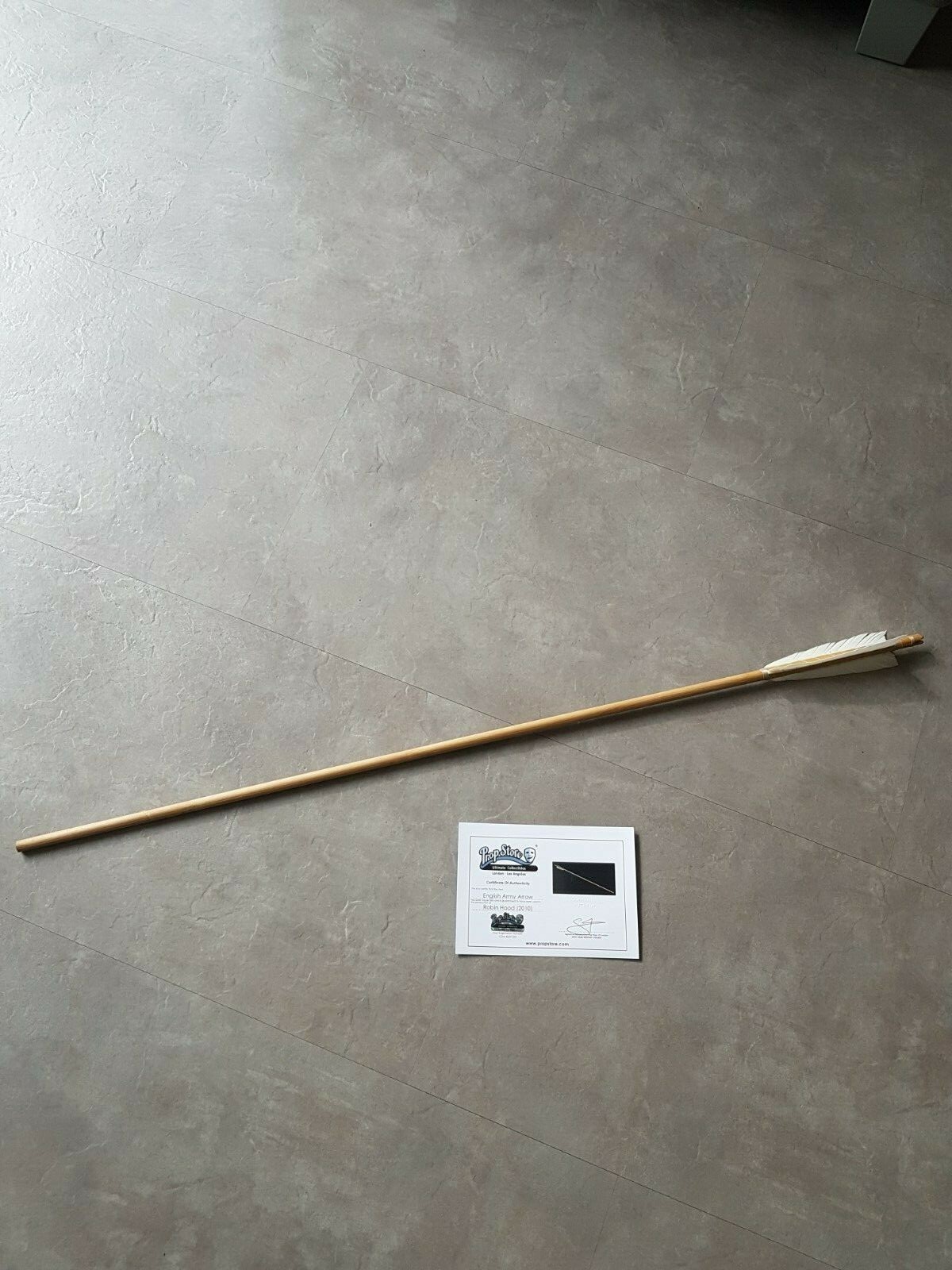 Extremely Rare Russell Crowe Robin Hood Original Screen Used Arrow Movie Prop